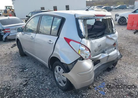 2007 Nissan Versa 1.8S из США, поврежденный, VIN 3N1BC13EX7L454723